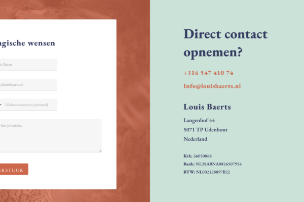 Louis Baerts - Contact