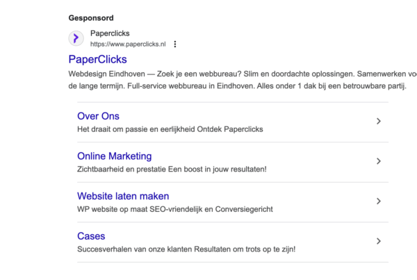 Google Ads extensies