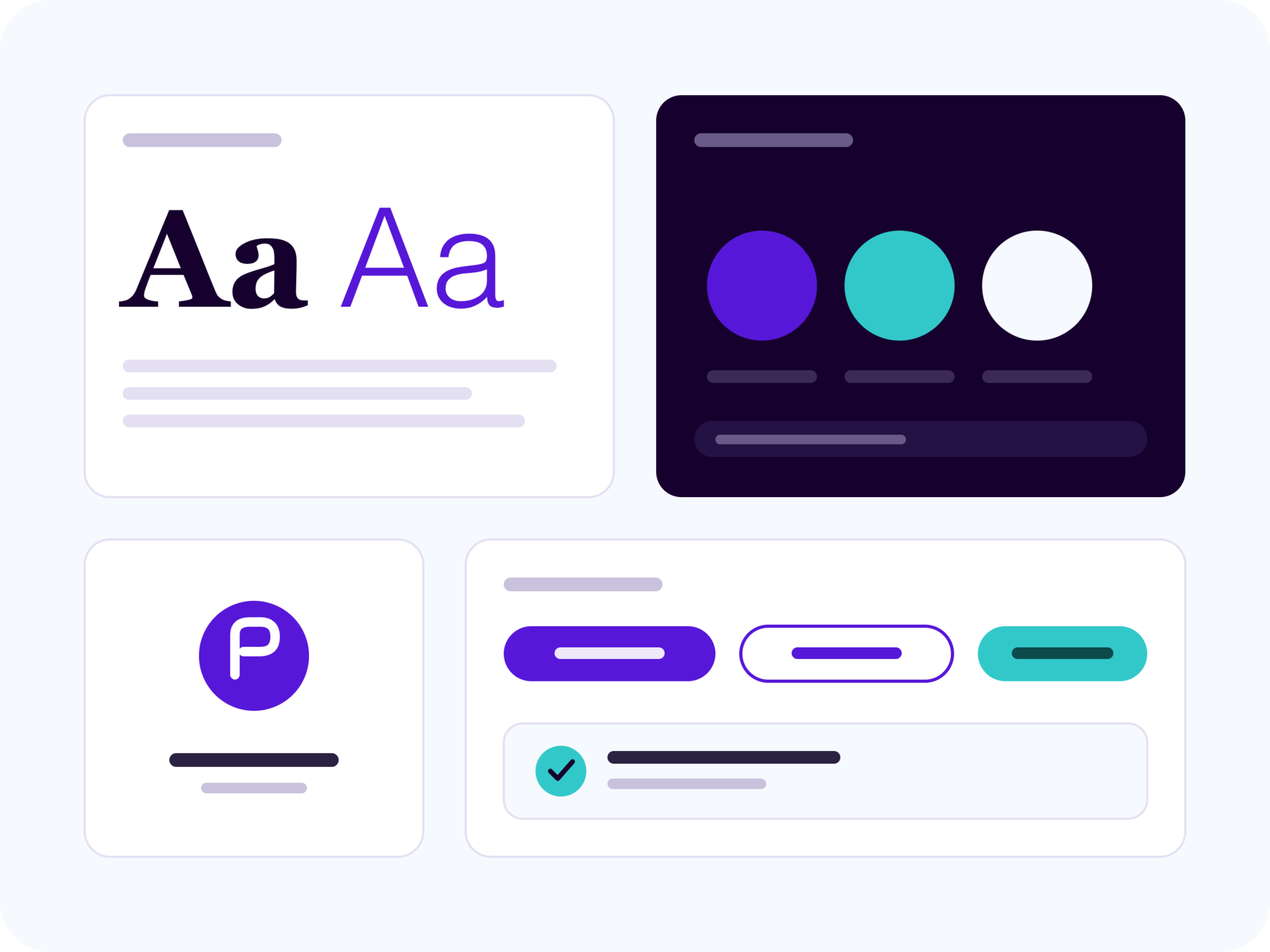 Huisstijlelementen voor webdesign: typografie, kleurenpalet, logo en knoppen