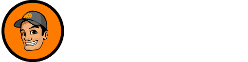 Logo van De Rolluikenplaatser in wit