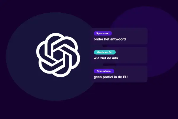 ChatGPT Ads komt naar Nederland: advertenties onder het antwoord, alleen voor gratis en Go, contextueel zonder profiel