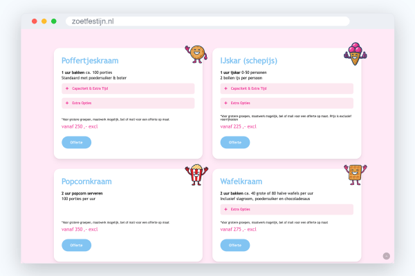 n2-ztf-b1 Website van ZoetFestijn, schermafbeelding uit de klantcase