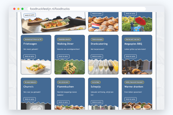 n4-ftf-a Website van Foodtruckfestijn, schermafbeelding uit de klantcase
