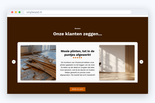 n5-vwd-s7 Website van Vinylwood, schermafbeelding uit de klantcase