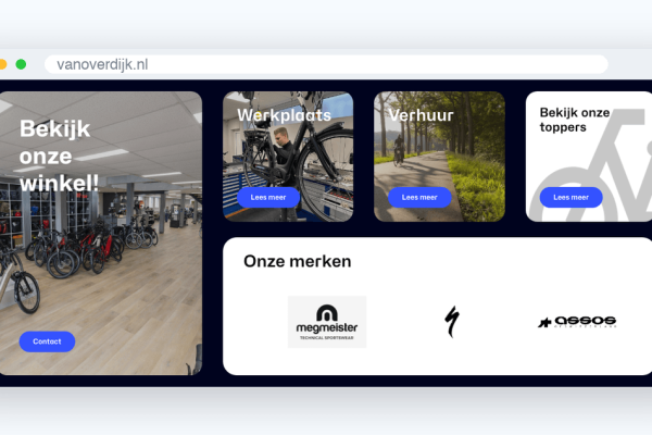 vanoverdijk winkel werkplaats verhuur merken Homepage van vanoverdijk.nl met winkel, werkplaats, verhuur, toppers en merken