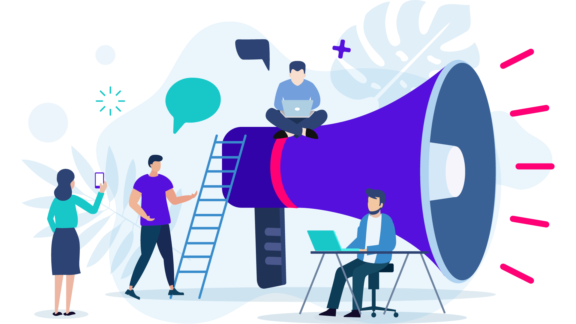 Online marketing visual