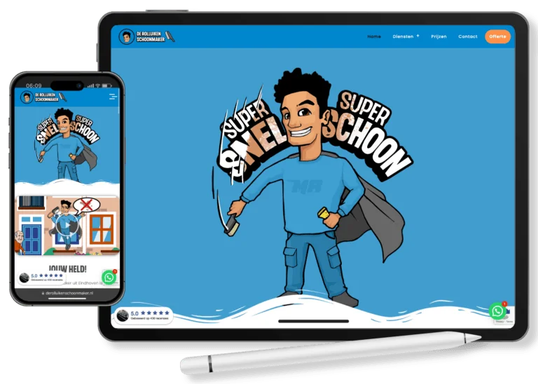 De Rolluikenschoonmaker - website showcase