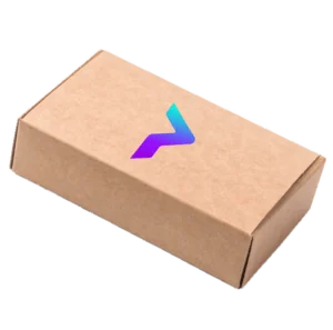 verpakking met logo ontwerp