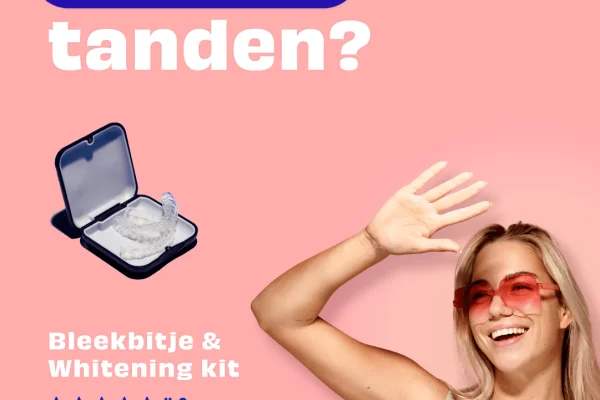Beeld Social Campagne White Teeth Forever roze