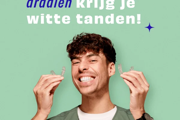Beeld Social Campagne White Teeth Forever groen