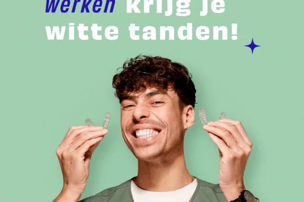 Beeld Social Campagne White Teeth Forever groen