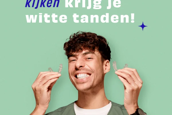 Beeld Social Campagne White Teeth Forever groen