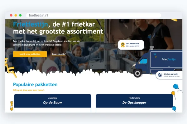 n5-ff-a Website van Frietfestijn, schermafbeelding uit de klantcase