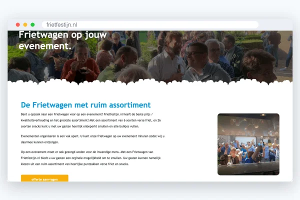 n5-ff-d Website van Frietfestijn, schermafbeelding uit de klantcase