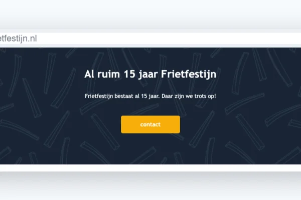 frietfestijn al ruim 15 jaar Blok Al ruim 15 jaar Frietfestijn op frietfestijn.nl